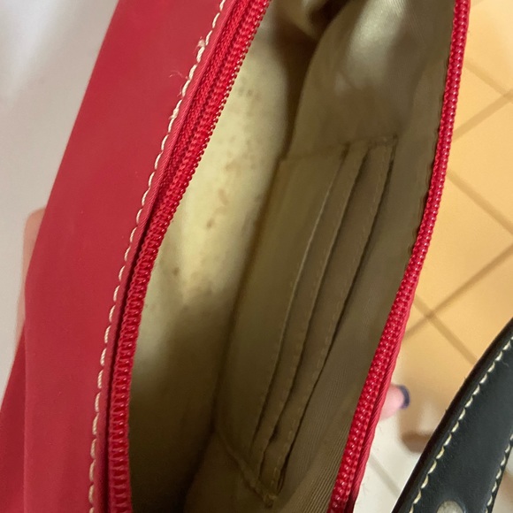 nine west red shoulder bag purse - Picture 10 of 10